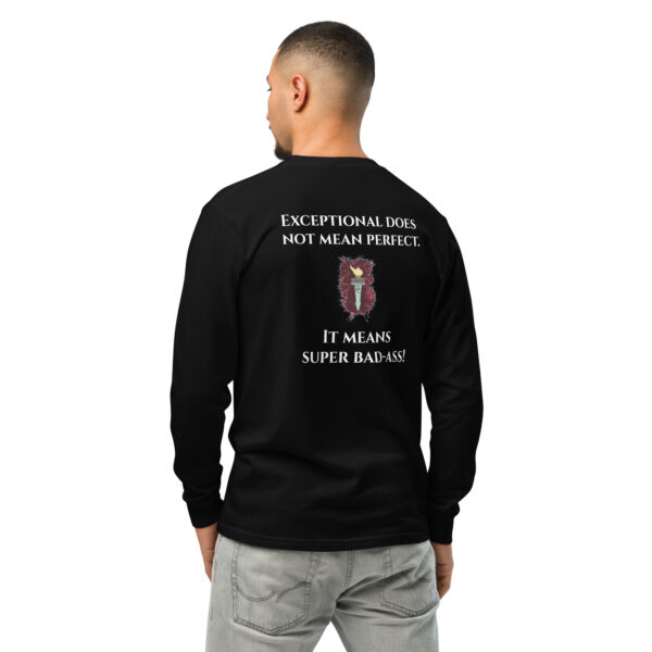Exceptional does not mean perfect - Garment-dyed heavyweight long-sleeve shirt - Image 3