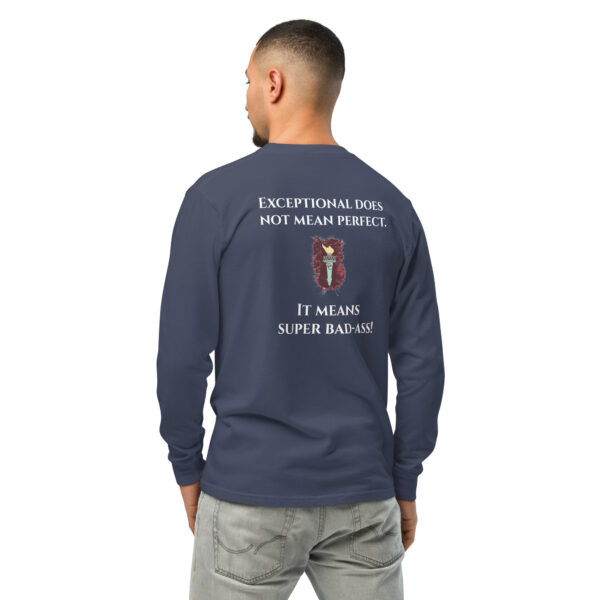 Exceptional does not mean perfect - Garment-dyed heavyweight long-sleeve shirt - Image 5