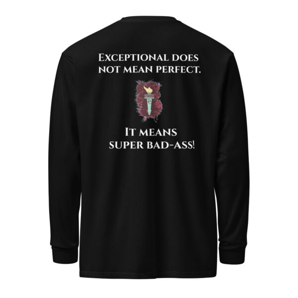 Exceptional does not mean perfect - Garment-dyed heavyweight long-sleeve shirt - Image 9