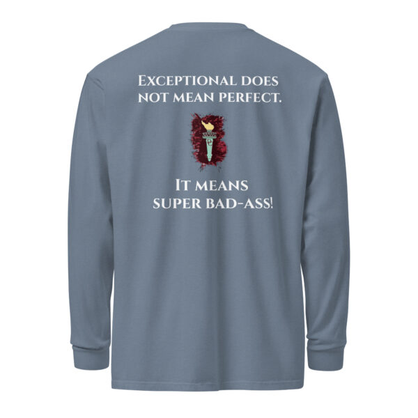 Exceptional does not mean perfect - Garment-dyed heavyweight long-sleeve shirt - Image 13