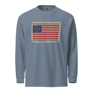 Exceptional does not mean perfect - Garment-dyed heavyweight long-sleeve shirt