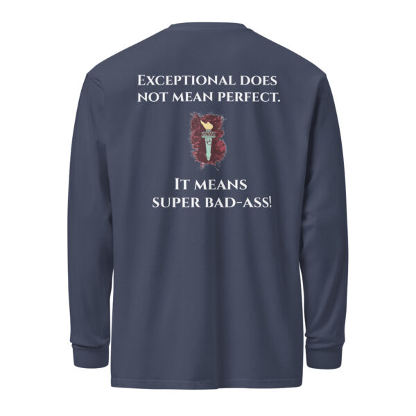 Exceptional does not mean perfect - Garment-dyed heavyweight long-sleeve shirt - Image 11