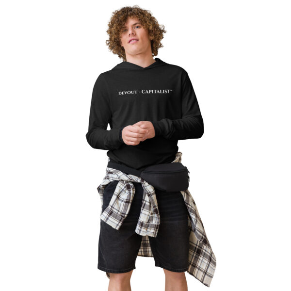 DEVOUT-CAPITALIST - Hooded long-sleeve tee
