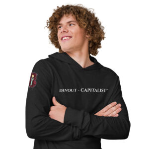 DEVOUT-CAPITALIST with sleeve Flame - Hooded long-sleeve tee