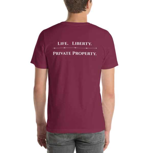 DEVOUT-CAPITALIST - Life. Liberty. Private Property. t-shirt - Image 4